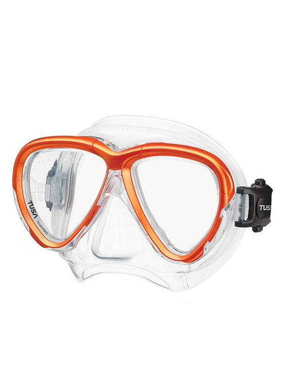 TUSA Freedom Intega Mask (Clear/Electric Orange)