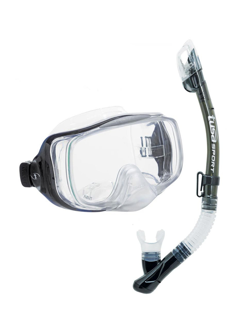 TUSA Sport Imprex 3D Dry Snorkeling Set - Black