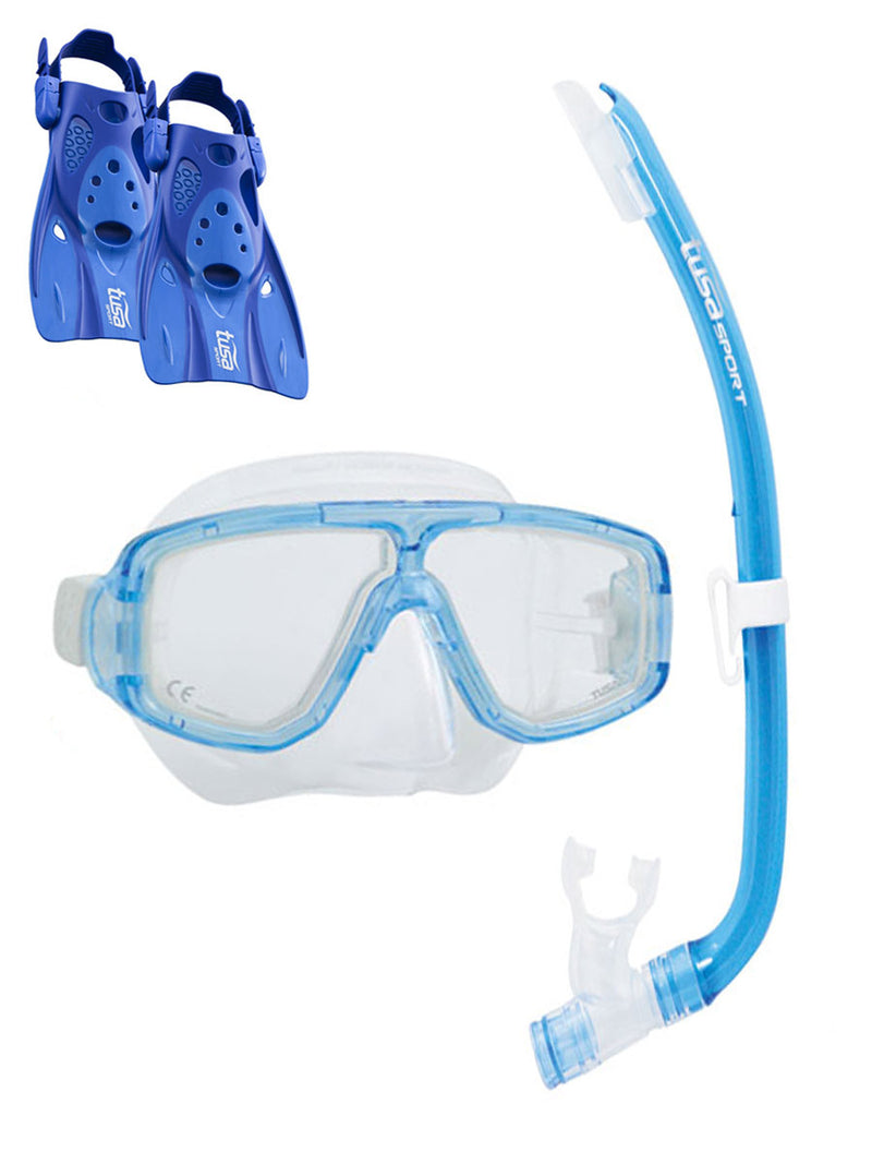 TUSA Sport Platina Hyperdry Adult Travel Set - Light Blue