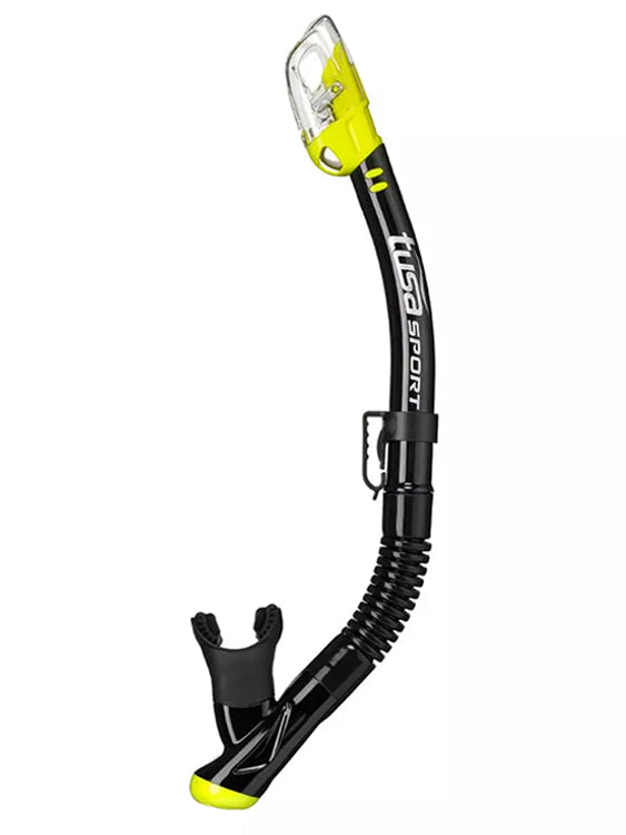 TUSA Hyperdry Elite Dry Top Snorkel Black Fluoro Yellow