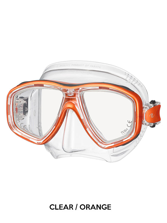 TUSA Freedom Ceos Prescription Mask - Clear / Energy Orange (OG)