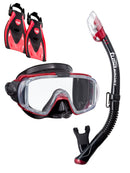 TUSA Sport Visio Tri Ex Travel Set Red