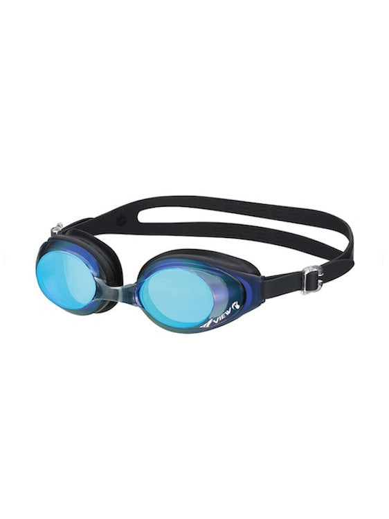 View Swim Mirror Swipe Anti-Fog Swimming Goggles BKBL