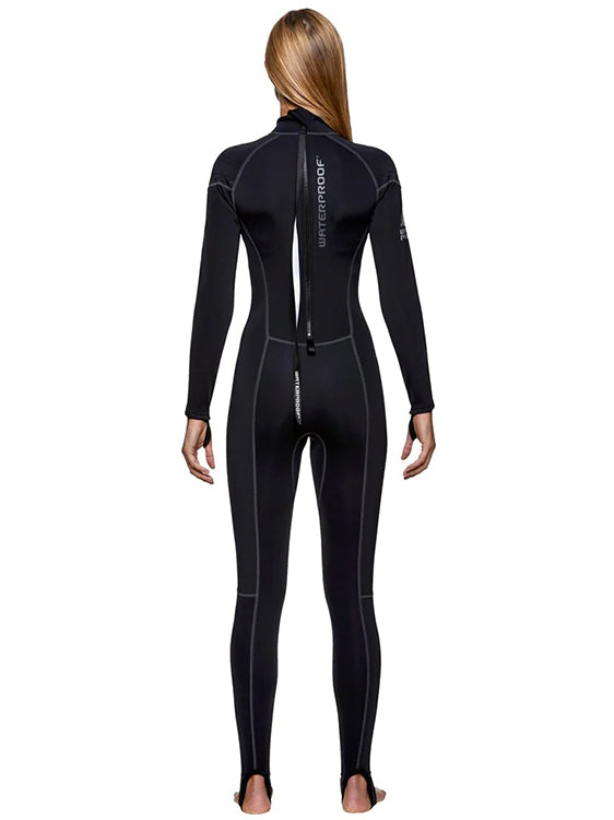 Waterproof Neoskin 1mm Skin Suit Womens Back