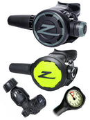 Zeagle F8 Regulator Set (Yoke) & Free Termo Gauge